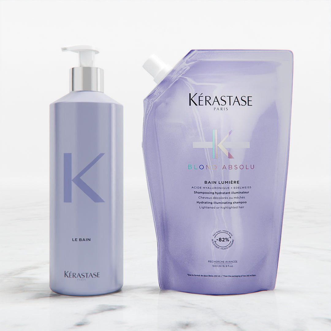 Kerastase Refillable Luxury Bottle Pouch blond absolu