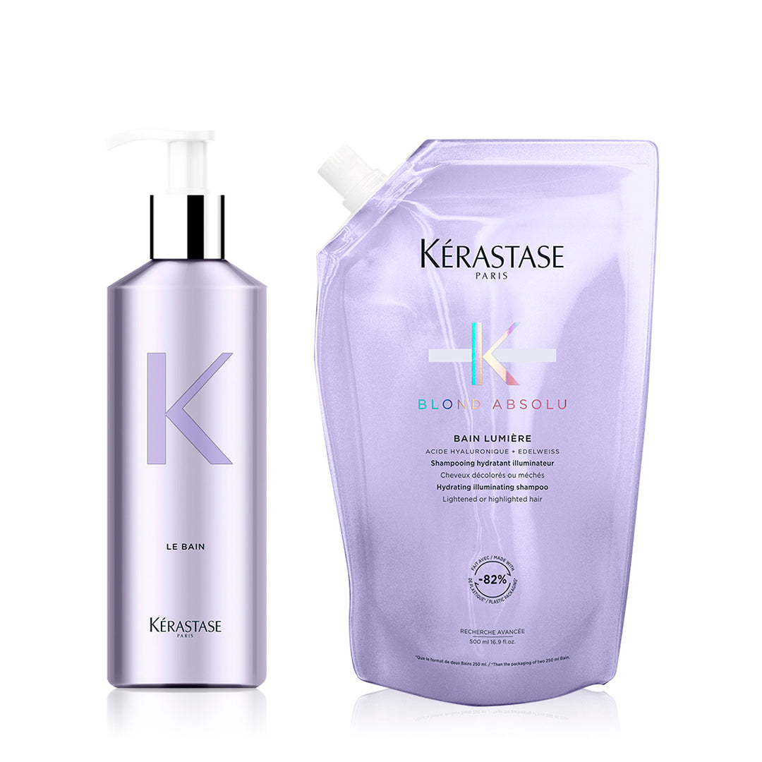 Kerastase Refillable Luxury Bottle Pouch blond absolu