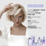 Kerastase Refillable Luxury Pouch Blond Absolu collection