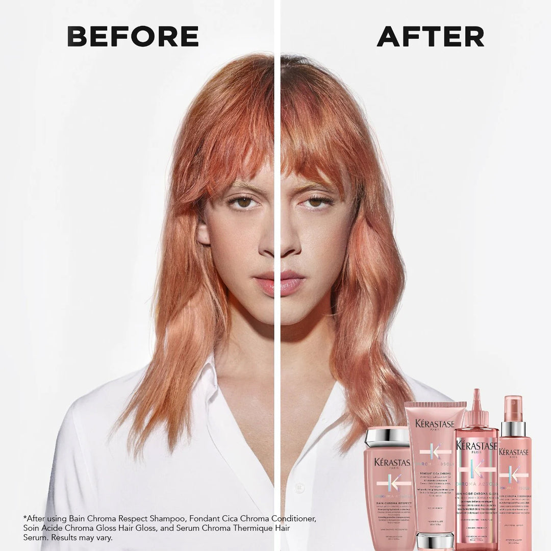 kerastase chroma absolu fondant cica chroma conditioner before after