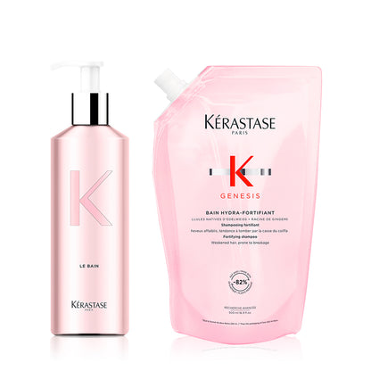 Kerastase Refillable Luxury Bottle Pouch Genesis Hydra