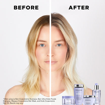 kerastase blond absolu le bain cicaextreme shampoo before after