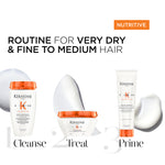 Kerastase Nutritive Medium to Thick Dry Hair Care Set routine