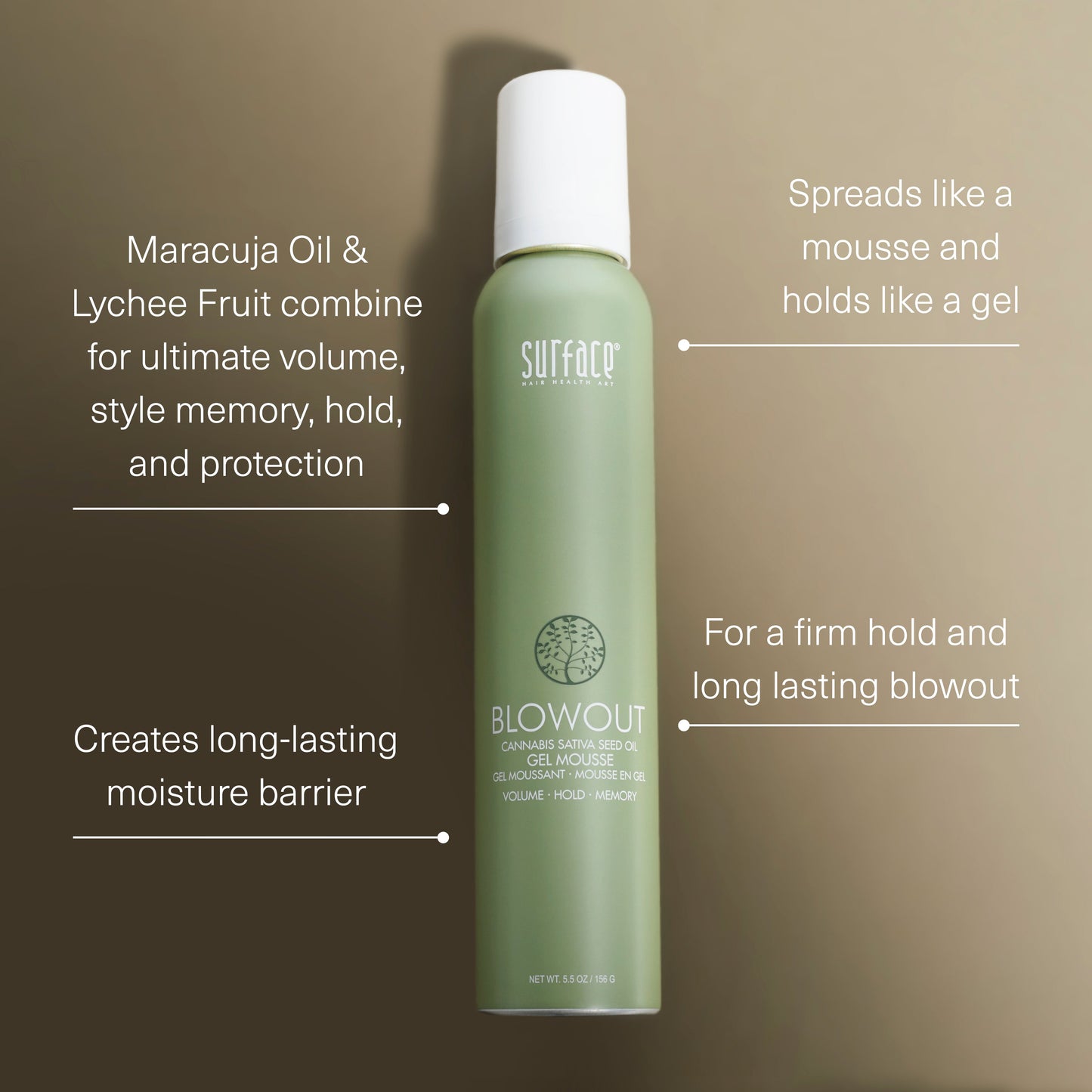 Surface Hair | Blowout Gel Mousse
