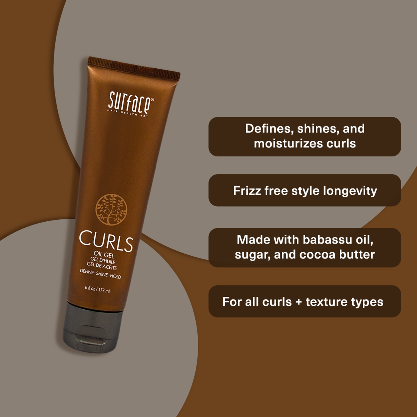 Surface Hair | Curls Oil Gel