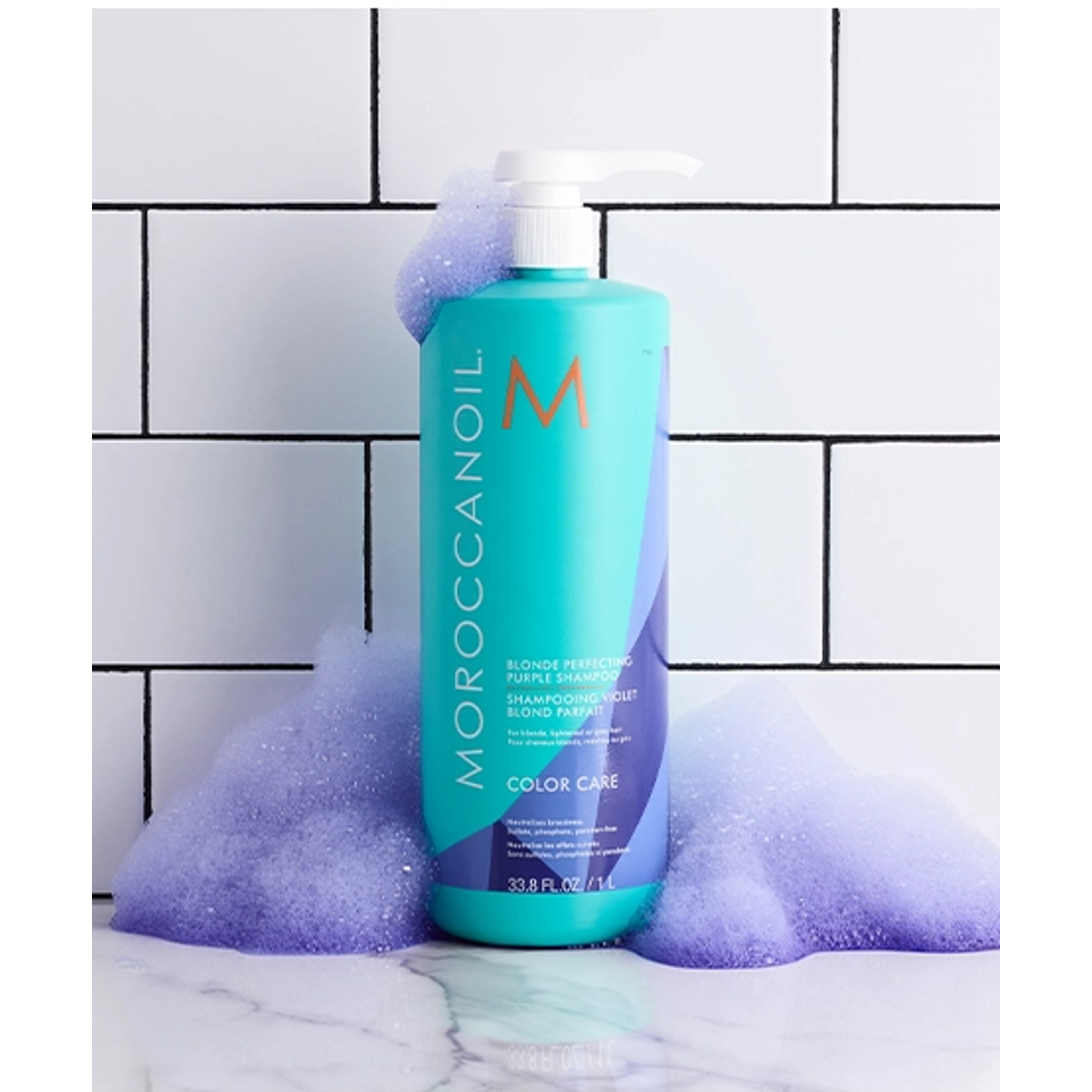 Moroccanoil Blonde Perfecting Purple Shampoo 